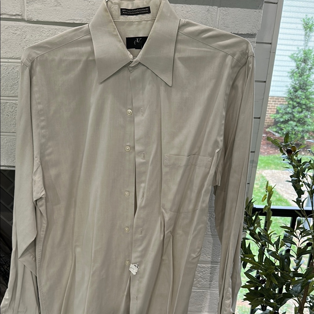 Calvin Klein White Dress Shirt Professional Style